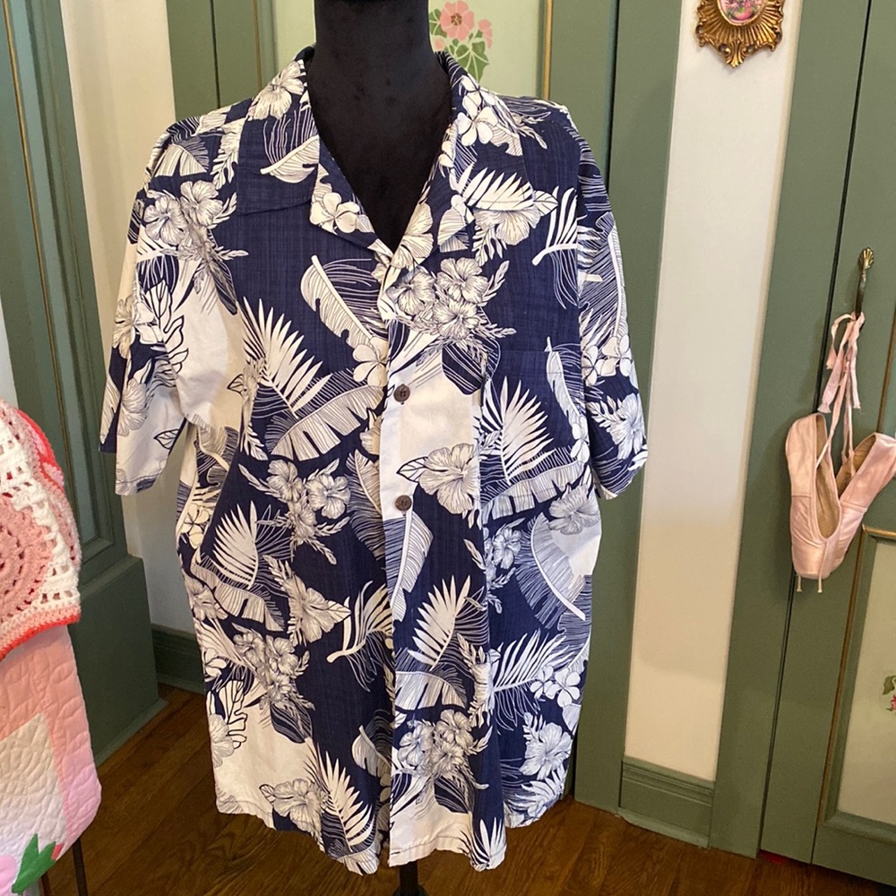 PALMWAVE Hawaii 100% Cotton Men’s Shirt Size XL